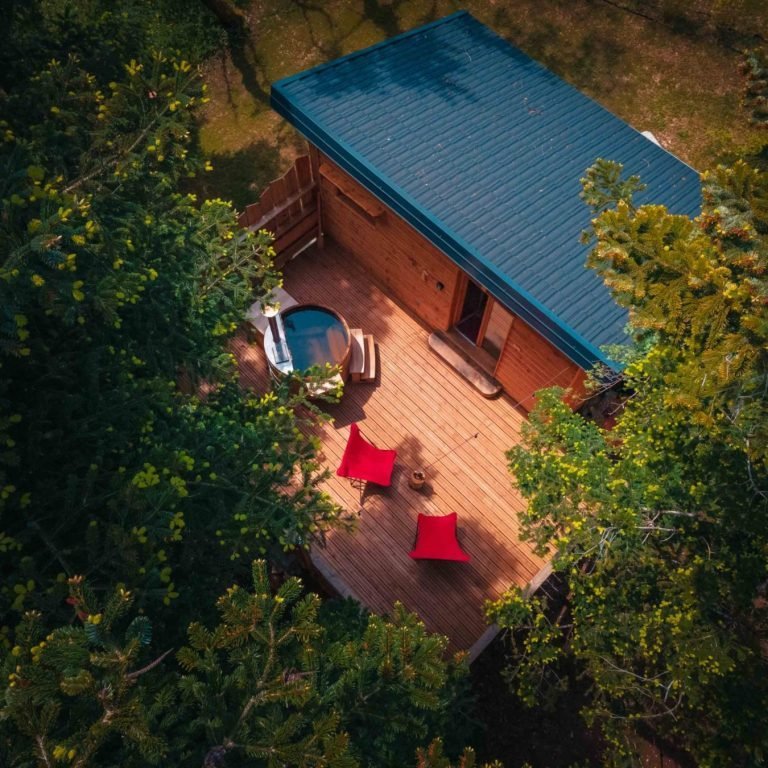 Cabane bois spa Forsythia